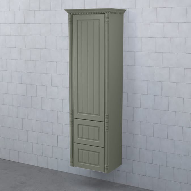 Högskåp Björbo Badrum Valhall med Lucka och 2 Lådor